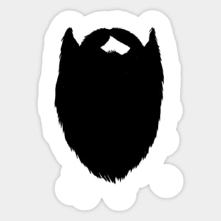 Fake beard Sticker